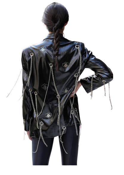 DRK STR BLAZER/DRESS